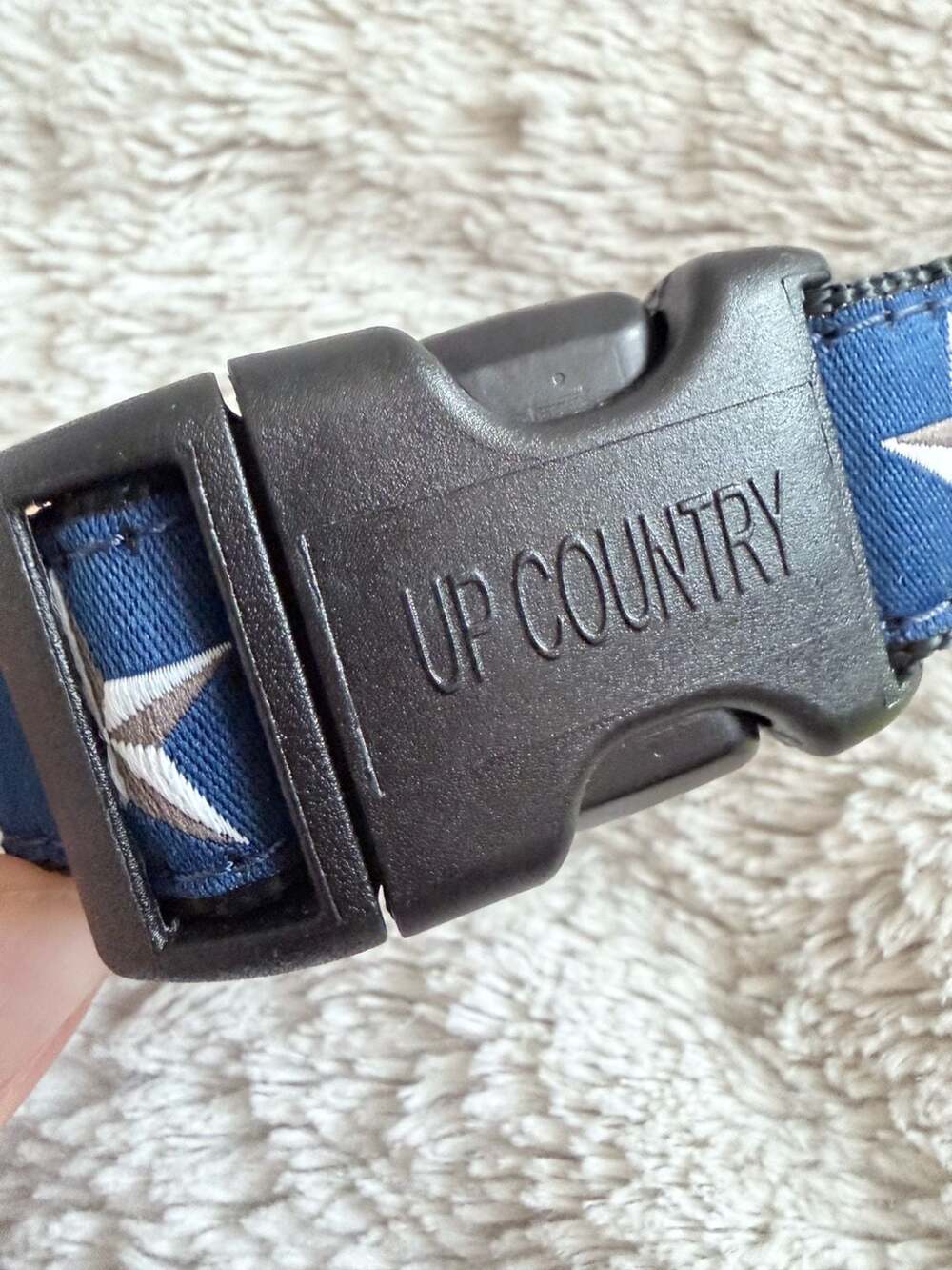 Up Country Nautical Star Dog Collar Size Small